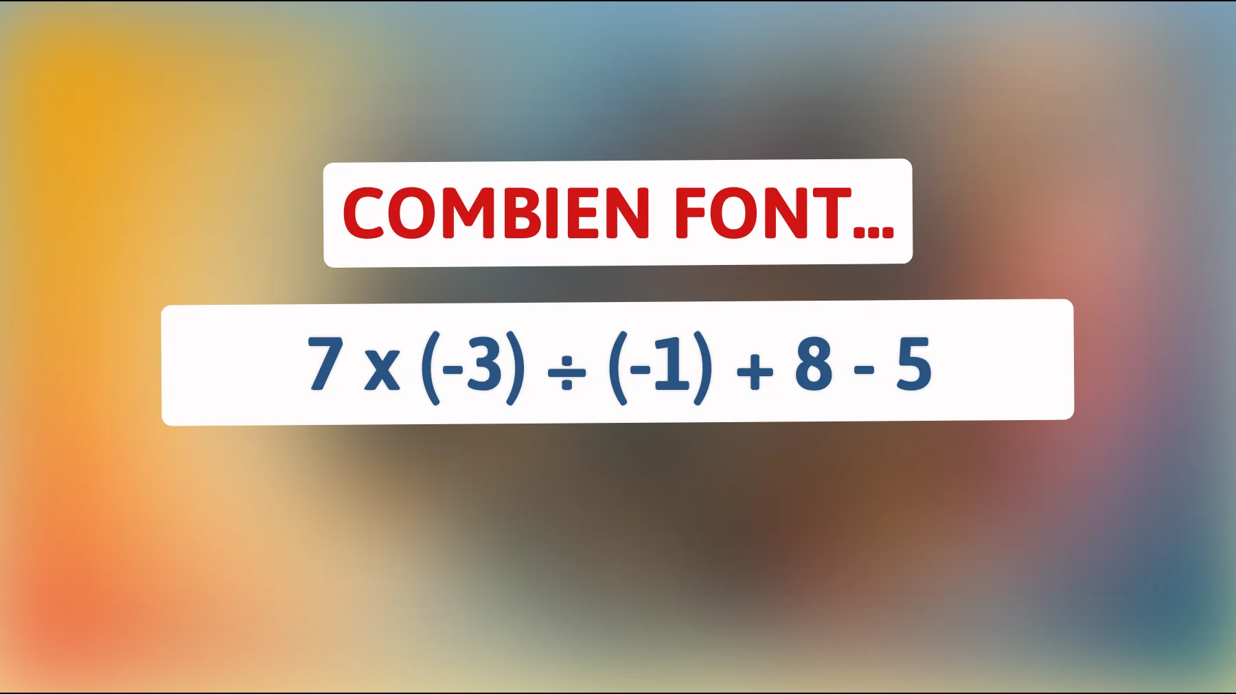 Découvrez l'énigme mathématique que même les génies ne résolvent pas du premier coup ! Êtes-vous à la hauteur ?"